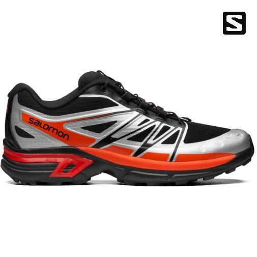 Black / Silver / Orange Salomon Xt-wings 2 Men's Sneakers | PH 19584J